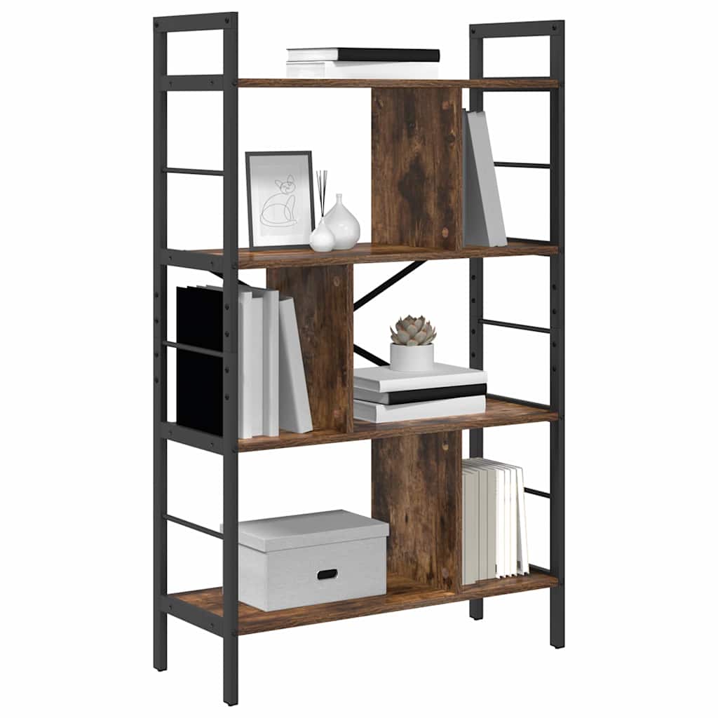 Libreria Rovere fumÃ© 75 x 30 x 123,5 cm Legno multistrato