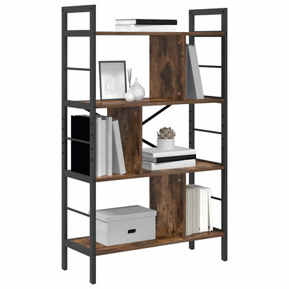 Libreria Rovere fumÃ© 75 x 30 x 123,5 cm Legno multistrato