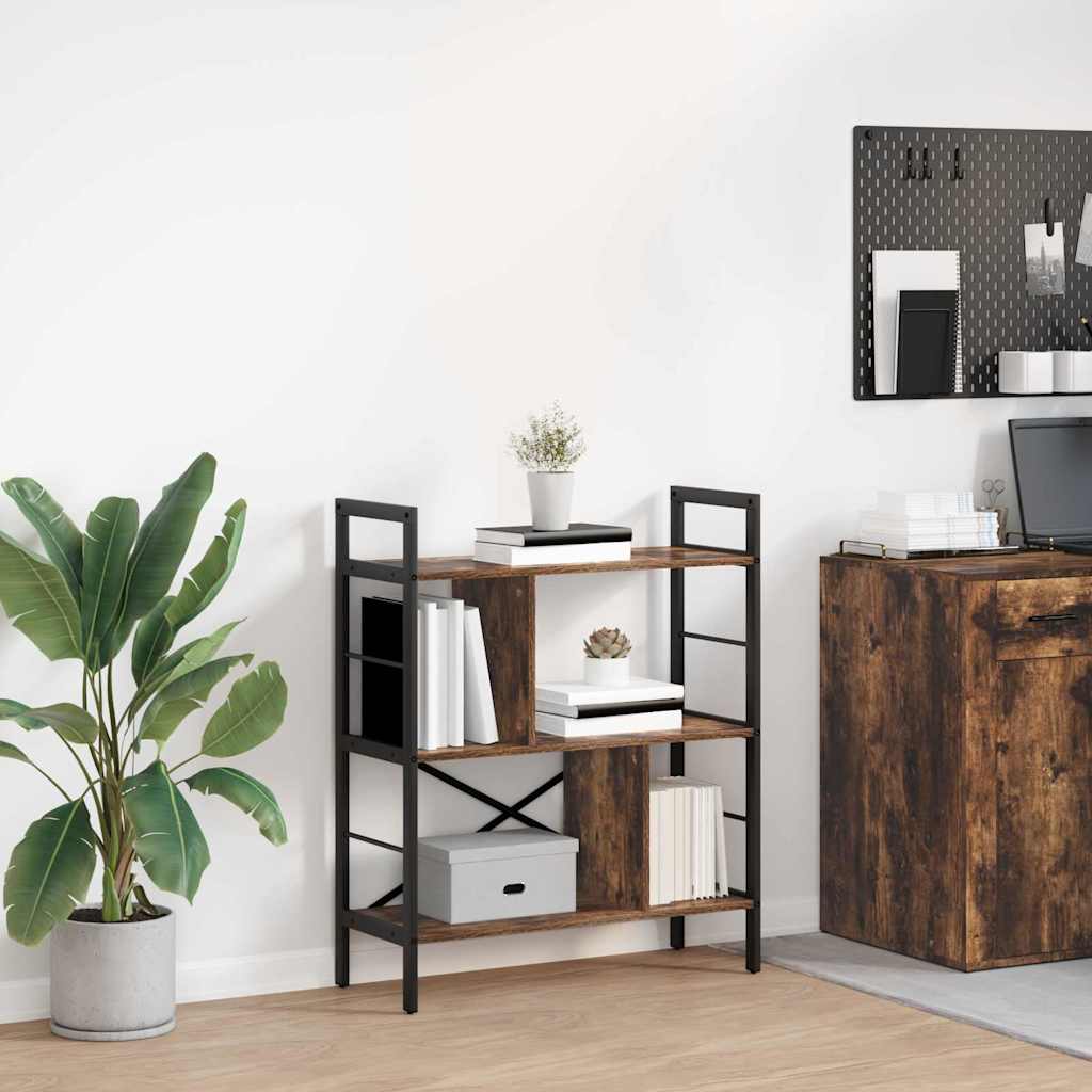 Libreria Rovere fumÃ© 75 x 30 x 91 cm Legno multistrato