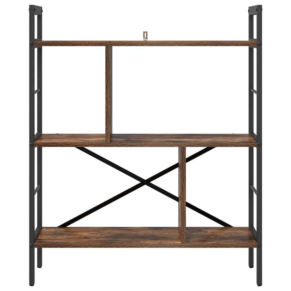 Libreria Rovere fumÃ© 75 x 30 x 91 cm Legno multistrato