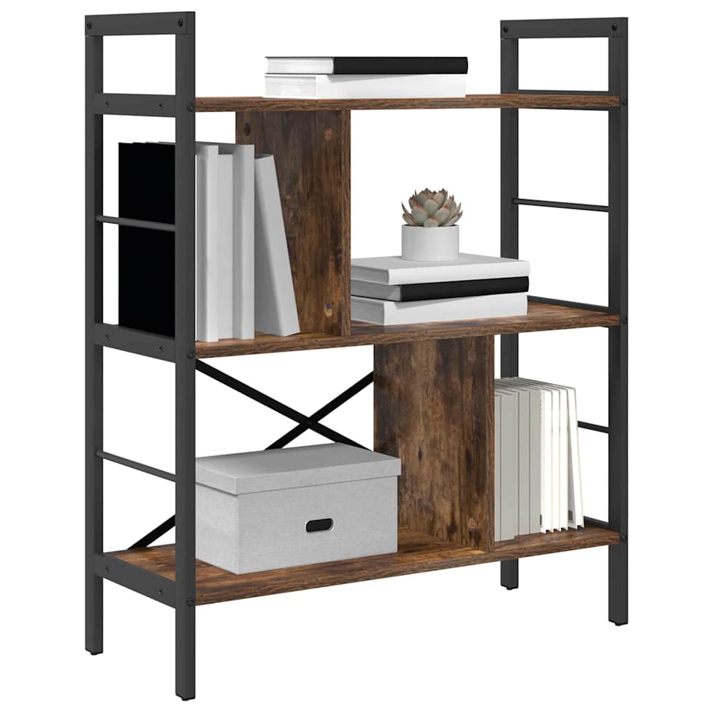 Libreria Rovere fumÃ© 75 x 30 x 91 cm Legno multistrato
