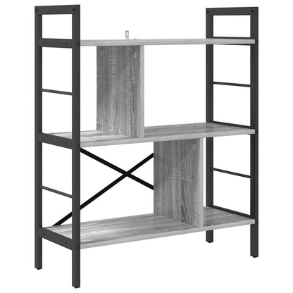 Libreria Grigio Sonoma 75 x 30 x 91 cm Legno multistrato