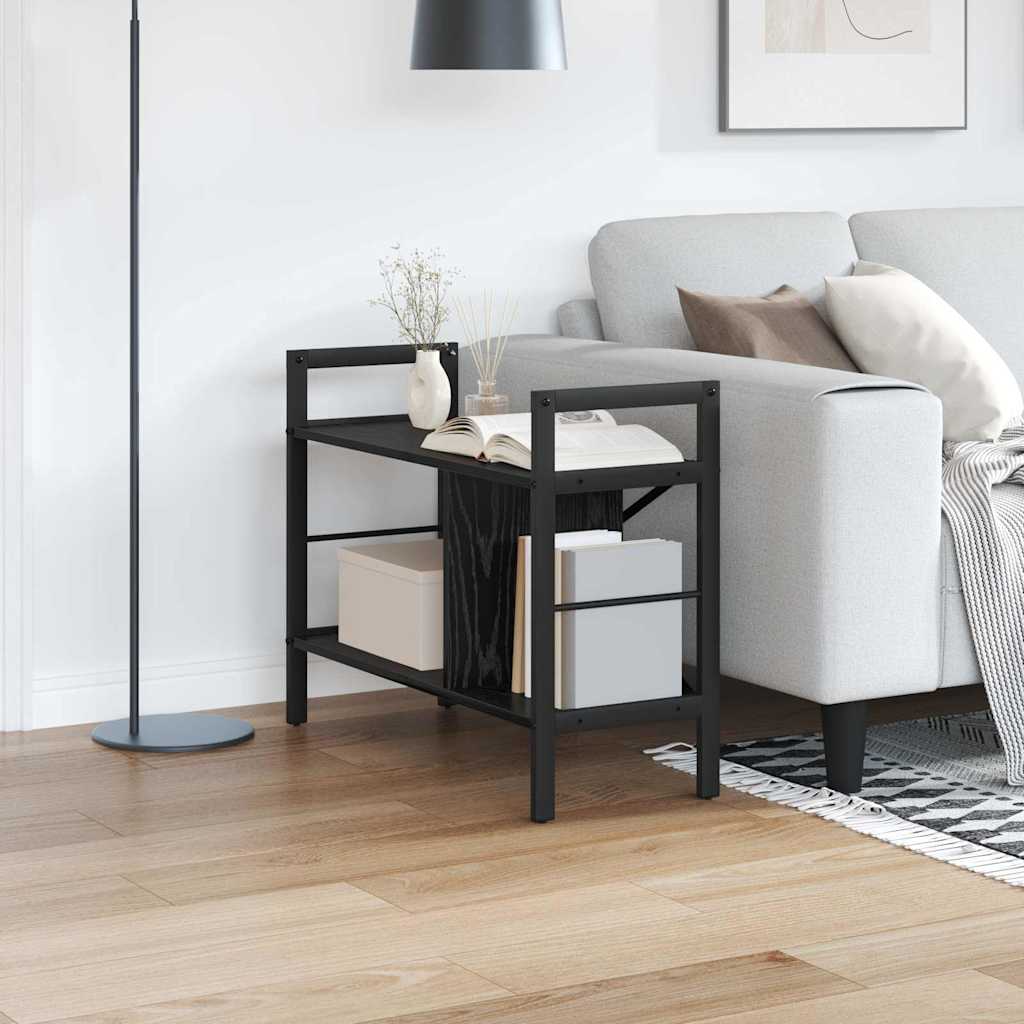 Libreria Rovere Nero 75 x 30 x 58,5 cm Legno multistrato
