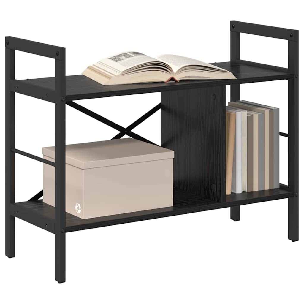 Libreria Rovere Nero 75 x 30 x 58,5 cm Legno multistrato