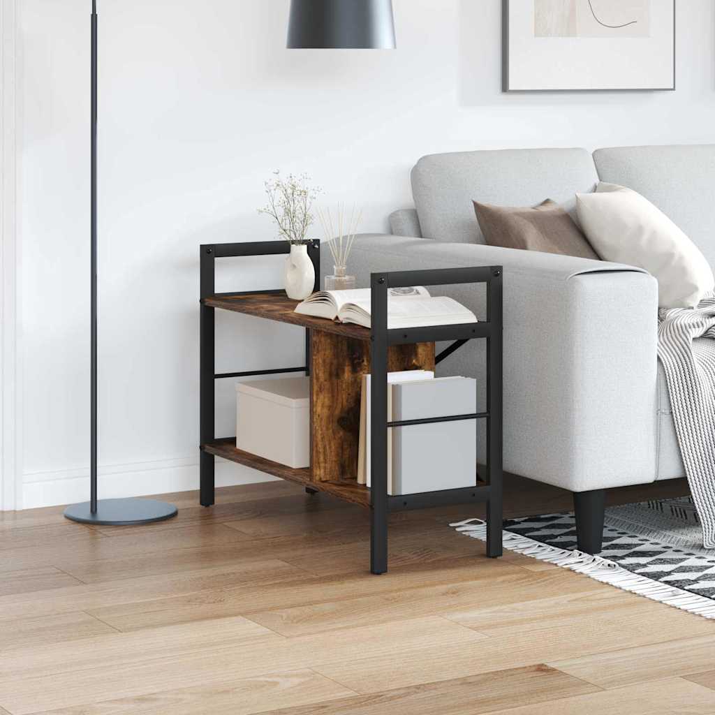 Libreria Rovere fumÃ© 75 x 30 x 58,5 cm Legno multistrato