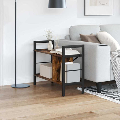 Libreria Rovere fumÃ© 75 x 30 x 58,5 cm Legno multistrato