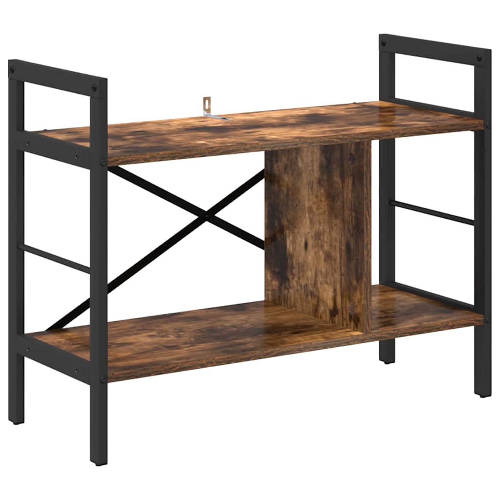 Libreria Rovere fumÃ© 75 x 30 x 58,5 cm Legno multistrato