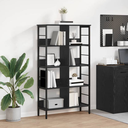 Libreria Rovere Nero 82 x 32 x 144,5 cm Legno multistrato