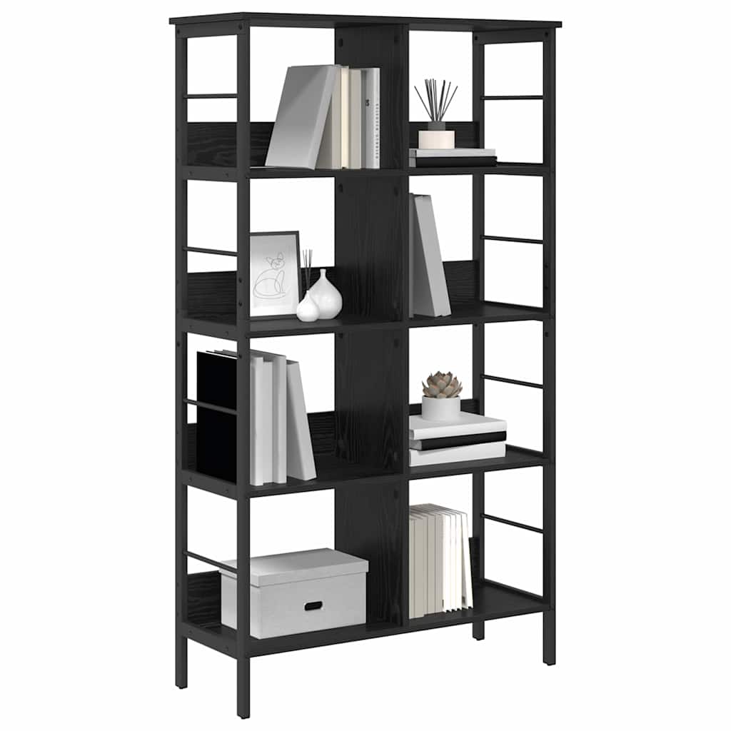 Libreria Rovere Nero 82 x 32 x 144,5 cm Legno multistrato