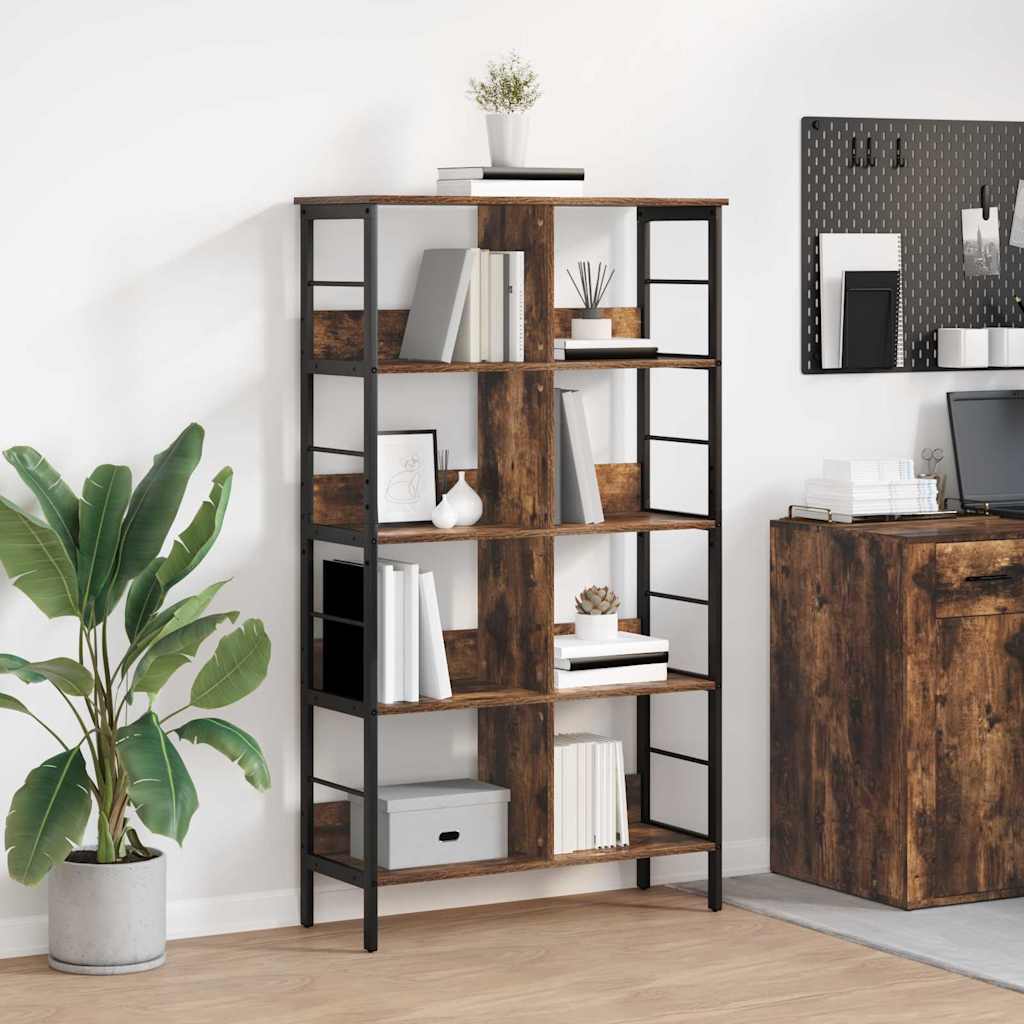 Libreria Rovere fumÃ© 82 x 32 x 144,5 cm Legno multistrato