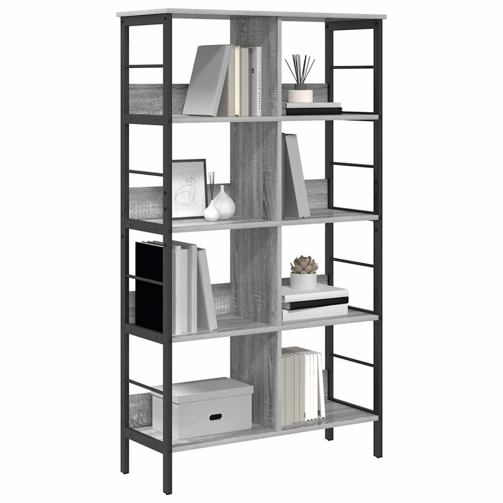 Libreria Grigio Sonoma 82 x 32 x 144,5 cm Legno multistrato