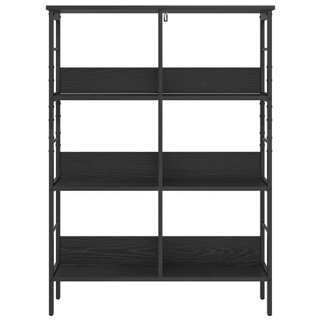 Libreria Rovere Nero 82 x 32 x 112 cm Legno multistrato