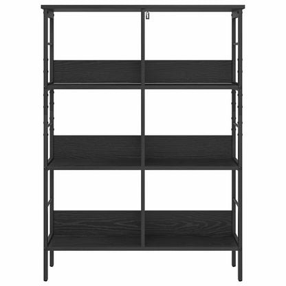 Libreria Rovere Nero 82 x 32 x 112 cm Legno multistrato
