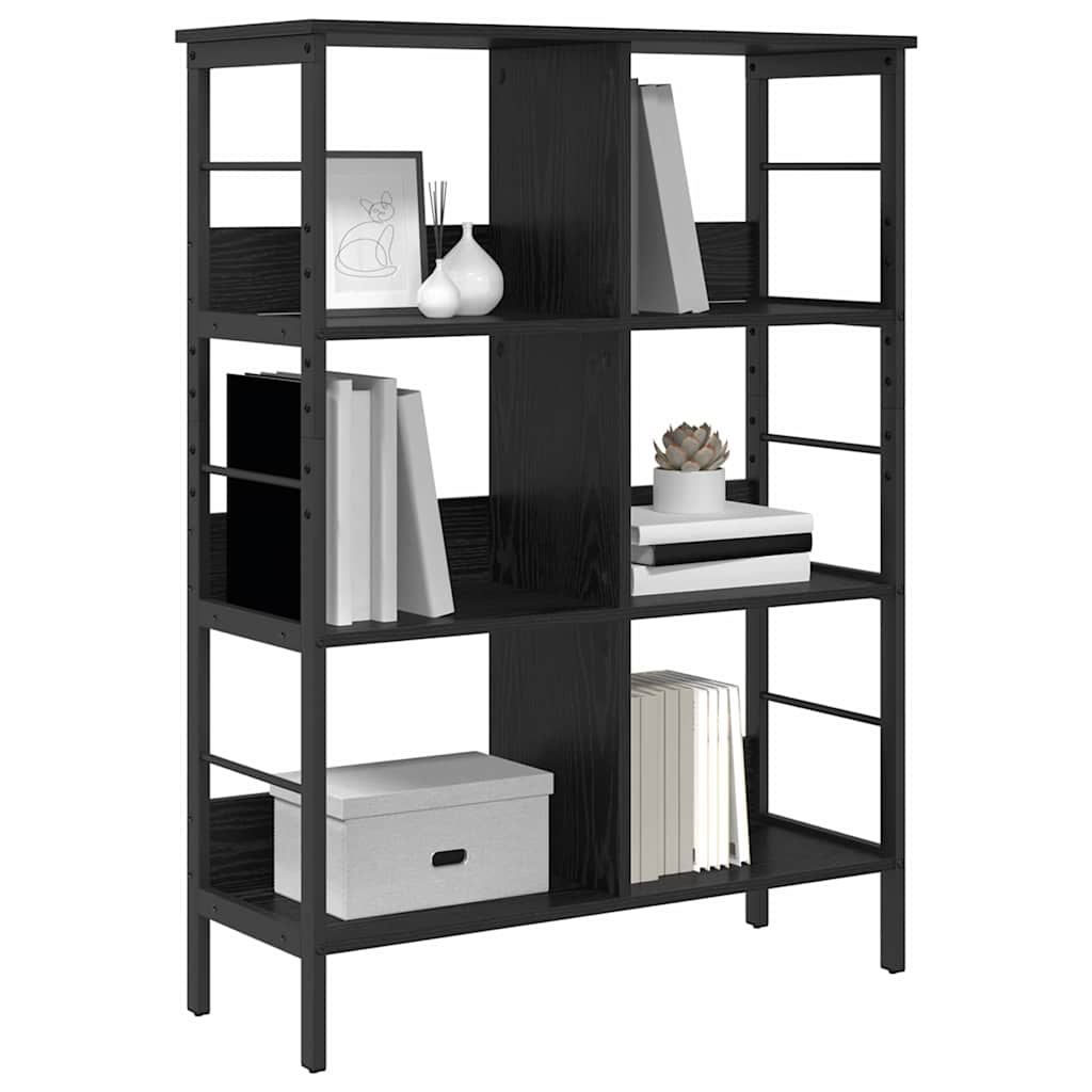 Libreria Rovere Nero 82 x 32 x 112 cm Legno multistrato