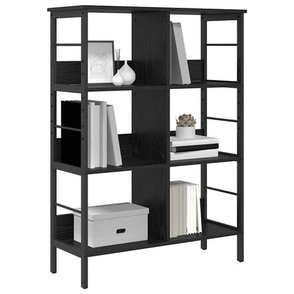 Libreria Rovere Nero 82 x 32 x 112 cm Legno multistrato