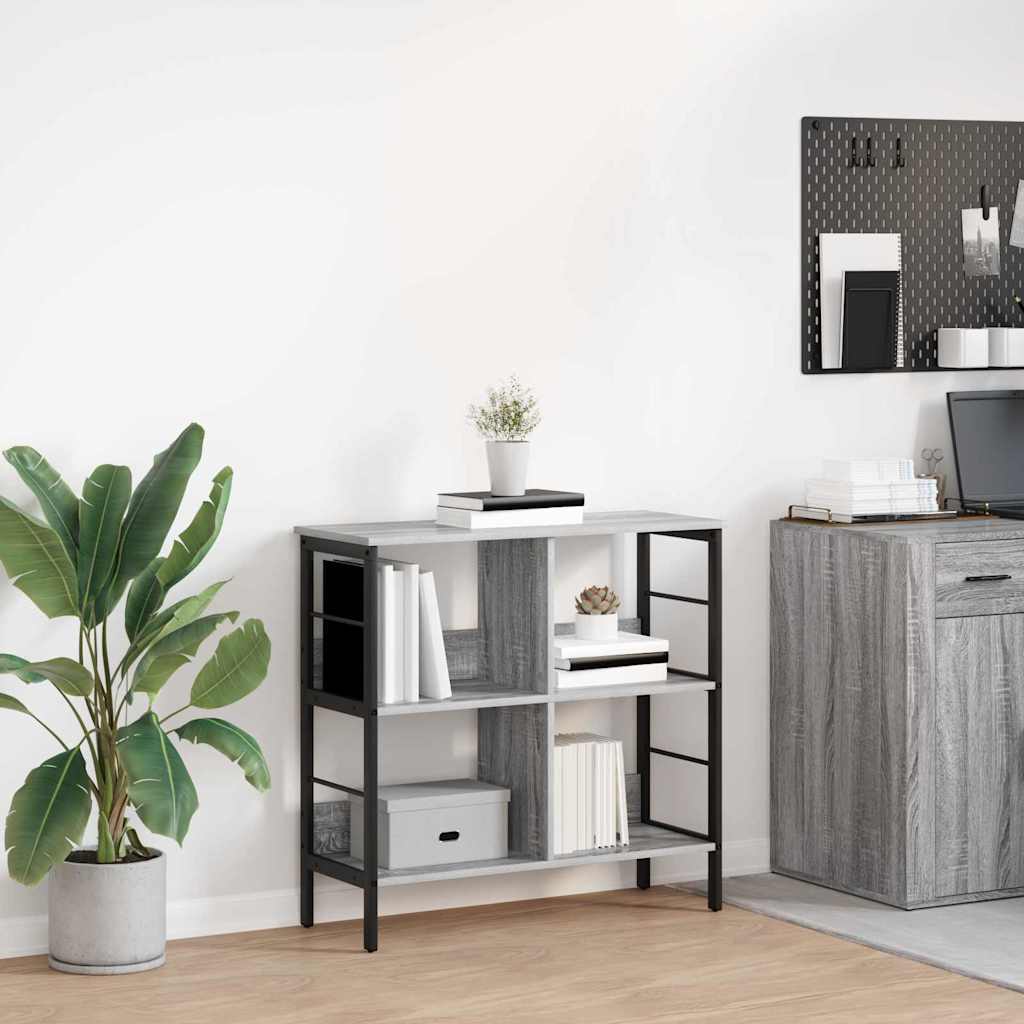 Libreria Grigio Sonoma 82 x 32 x 79 cm Legno multistrato