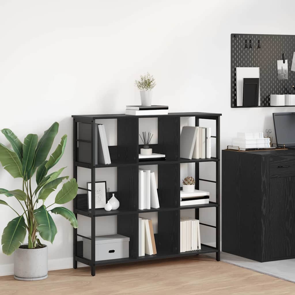 Libreria Rovere Nero 102 x 32 x 104,5 cm Legno multistrato