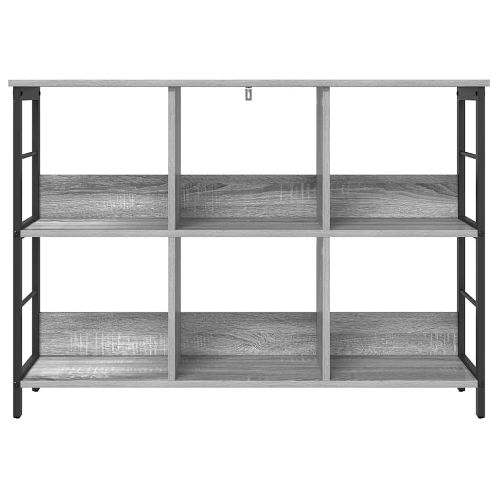 Libreria Grigio Sonoma 102 x 32 x 72,5 cm Legno multistrato