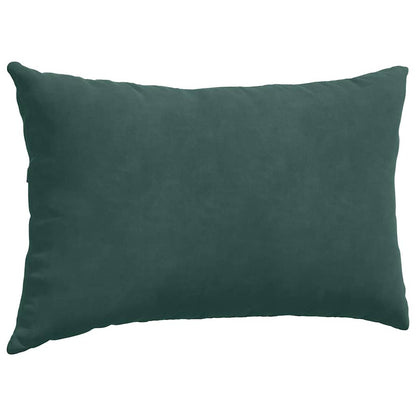 Cuscini da Divano 2 pcs Verde scuro 50 x 30 cm Tessuto in Cords