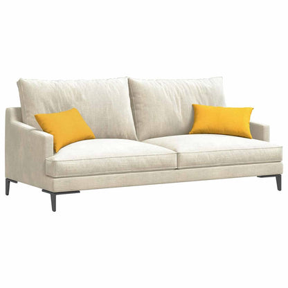 Cuscini da Divano 2 pcs Giallo Chiaro 50 x 30 cm