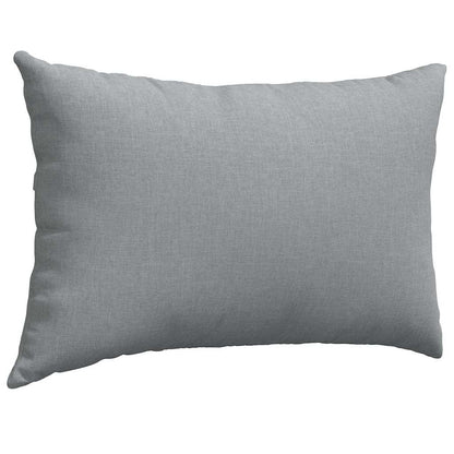 Cuscini da Divano 2 pcs Grigio chiaro 60 x 40 cm Tessuto