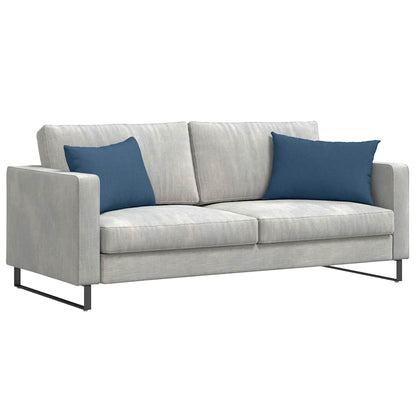 Cuscini da Divano 2 pcs Blu 60 x 40 cm Tessuto