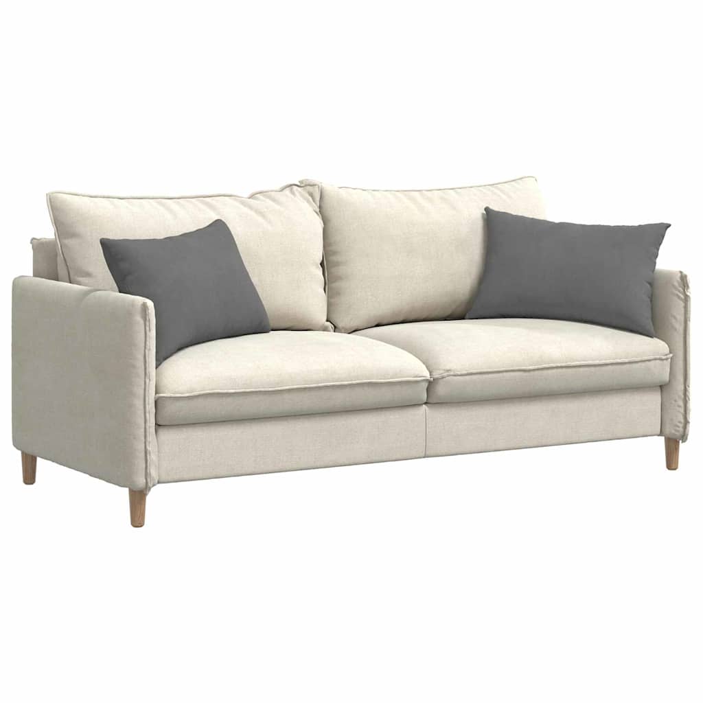 Cuscini da Divano 2 pcs Grigio scuro 60 x 40 cm Tessuto