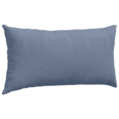 Cuscini da Divano 2 pcs Blu 80 x 40 cm Tessuto in Cords