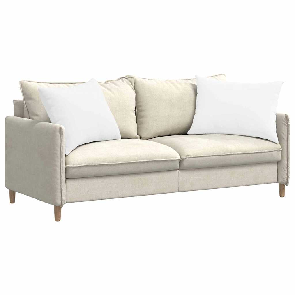 Cuscini da Divano 2 pcs Bianco 70 x 50 cm Tessuto