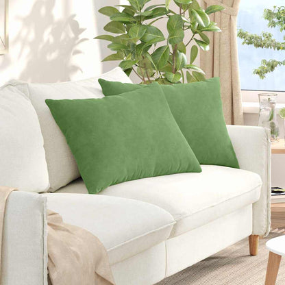Cuscini da Divano 2 pcs Verde chiaro 70 x 50 cm
