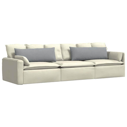 Cuscini da Divano 2 pcs Grigio chiaro 120 x 40 cm Tessuto