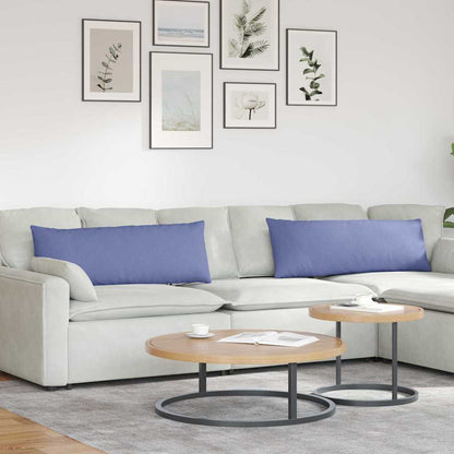 Cuscini da Divano 2 pcs Blu jeans 120 x 40 cm Tessuto