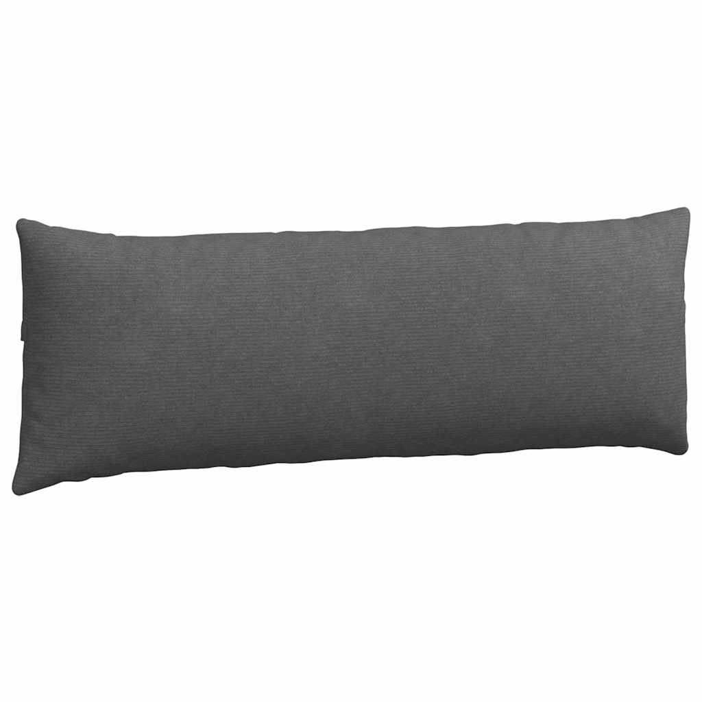 Cuscini da Divano 2 pcs Grigio scuro 120 x 40 cm