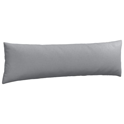 Cuscini da Divano 2 pcs Grigio chiaro 145 x 40 cm Tessuto