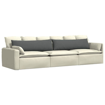 Cuscini da Divano 2 pcs Grigio scuro 145 x 40 cm Tessuto