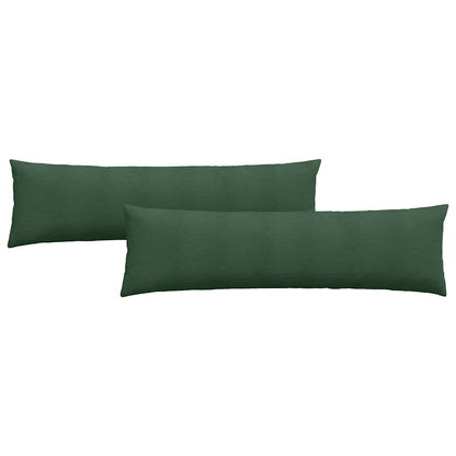 Cuscini da Divano 2 pcs Verde Scuro 145 x 40 cm