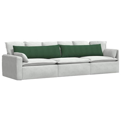 Cuscini da Divano 2 pcs Verde Scuro 145 x 40 cm