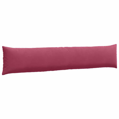 Cuscini da Divano 2 pcs Rosso Vino 200 x 40 cm Tessuto in Cords