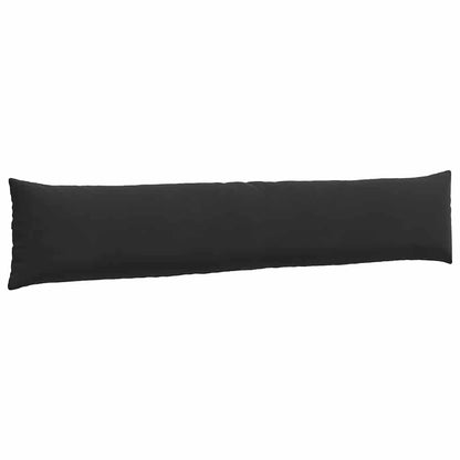 Cuscini da Divano 2 pcs Nero 200 x 40 cm Tessuto in Cords