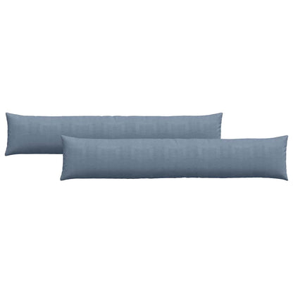 Cuscini da Divano 2 pcs Blu 200 x 40 cm Tessuto in Cords