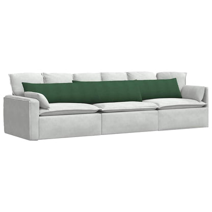 Cuscini da Divano 2 pcs Verde scuro 200 x 40 cm