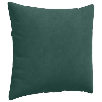 Cuscini da Divano 2 pcs Verde Scuro 50 x 50 cm Tessuto in Cords