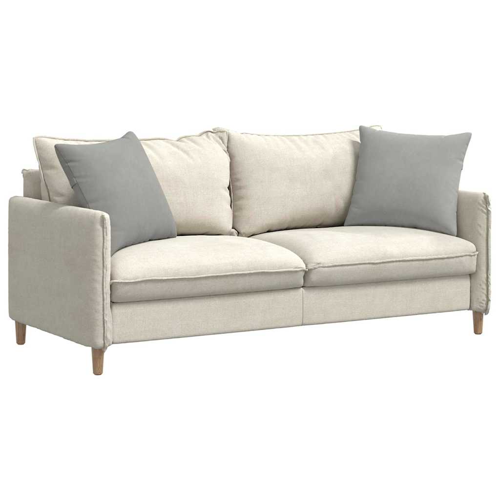 Cuscini da Divano 2 pcs Grigio chiaro 50 x 50 cm Tessuto