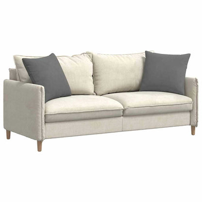 Cuscini da Divano 2 pcs Grigio scuro 50 x 50 cm Tessuto