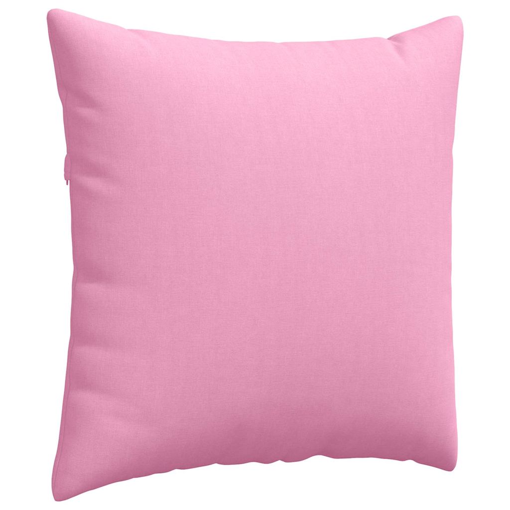 Cuscini da Divano 2 pcs Rosa 60 x 60 cm Tessuto