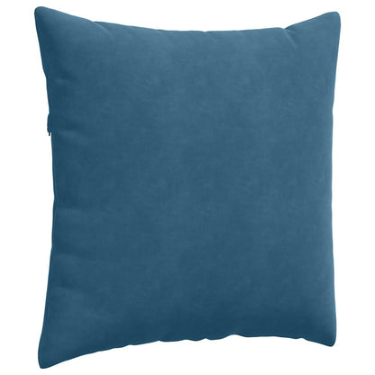 Cuscini da Divano 2 pcs Blu 60 x 60 cm Tessuto in Cords