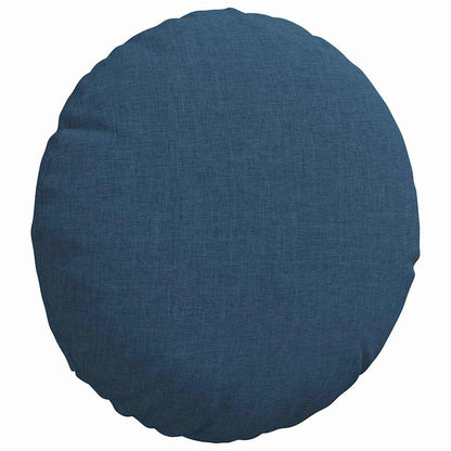 Cuscini per Seduta 2 pcs Blu Ã˜30 x 13 cm Tessuto