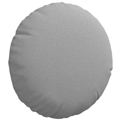Cuscini per Seduta 2 pcs Grigio Nuvola Ã˜30 x 13 cm Tessuto