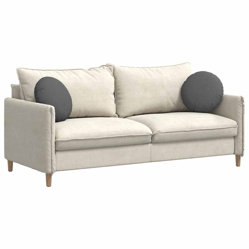 Cuscini per Seduta 2 pcs Grigio scuro Ã˜40 x 13 cm Tessuto