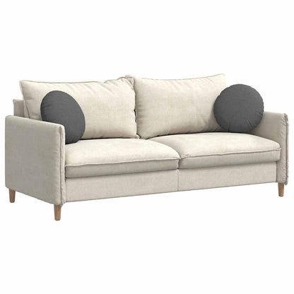 Cuscini per Seduta 2 pcs Grigio scuro Ã˜40 x 13 cm Tessuto